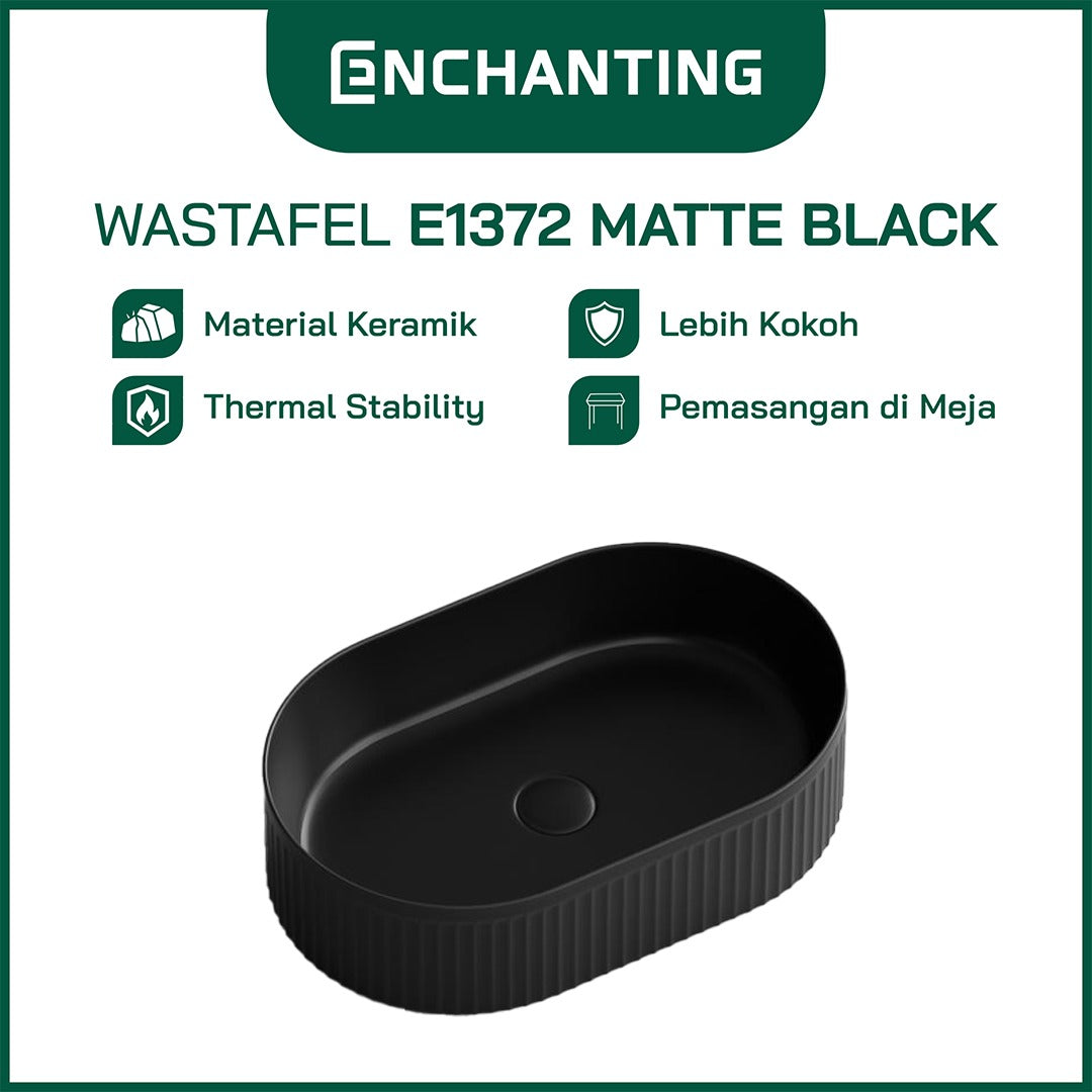ENCHANTING Wastafel Meja Cuci Tangan Keramik Europe Enchanting E1372