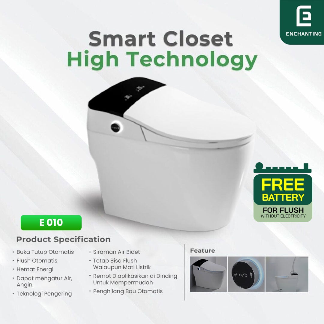 Smart Toilet Europe Enchanting E010 Automatic