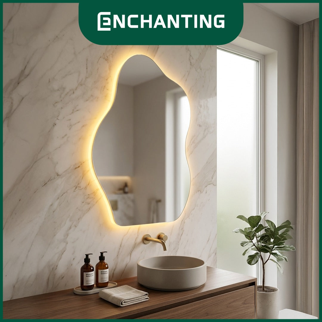 Cermin LED Light Digital Elegant Dan Stylish Kaca Wastafel Europe Enchanting L22 / L24