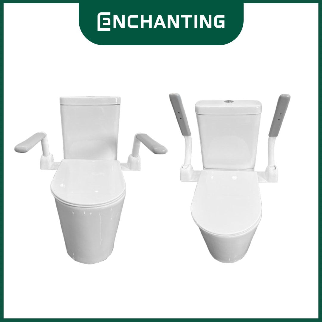 ENCHANTING Handle Safety Toilet Alat Bantu Duduk Toilet Pegangan tanpa slip Europe Enchanting E1378
