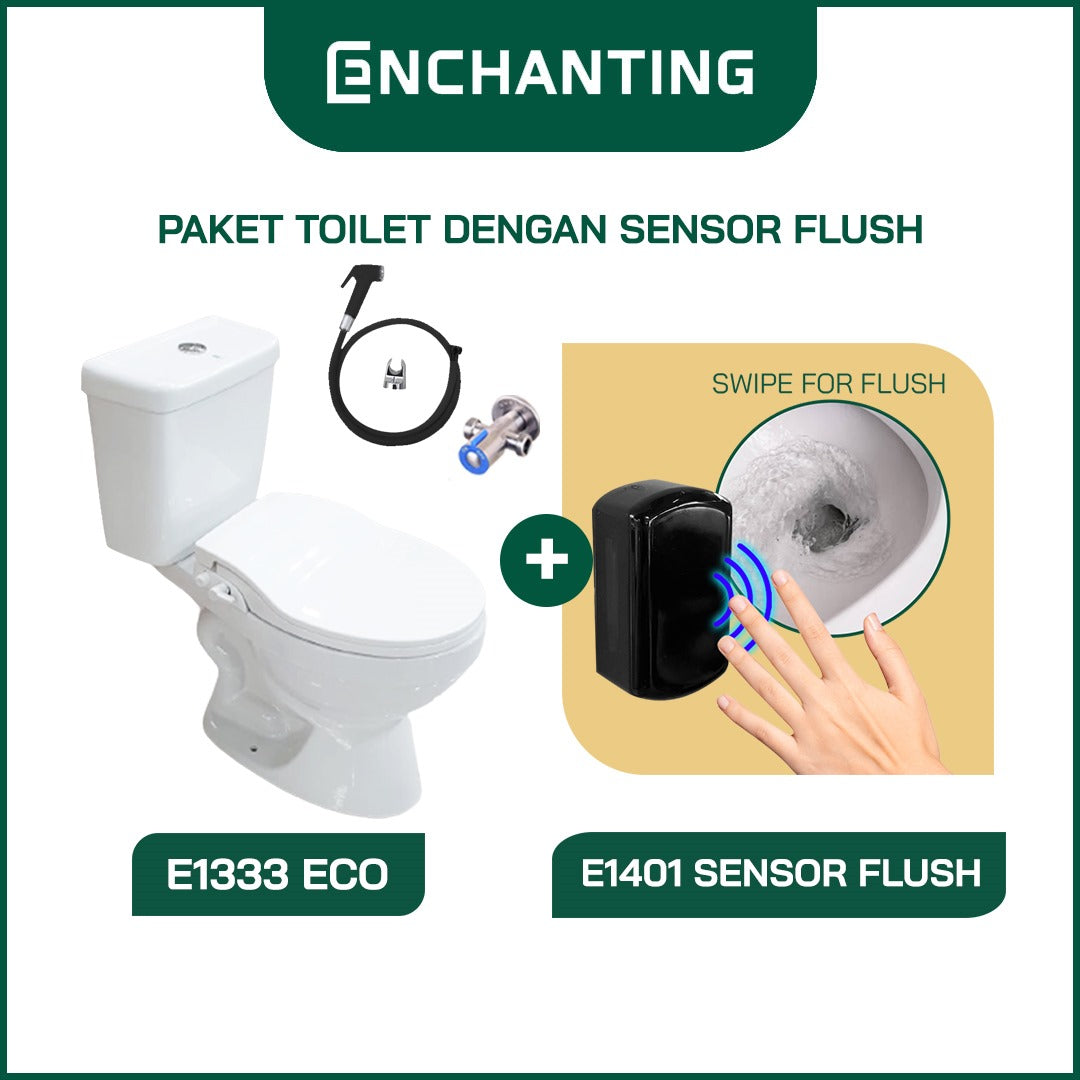 Toilet / Kloset Duduk Europe Enchanting E1333Eco