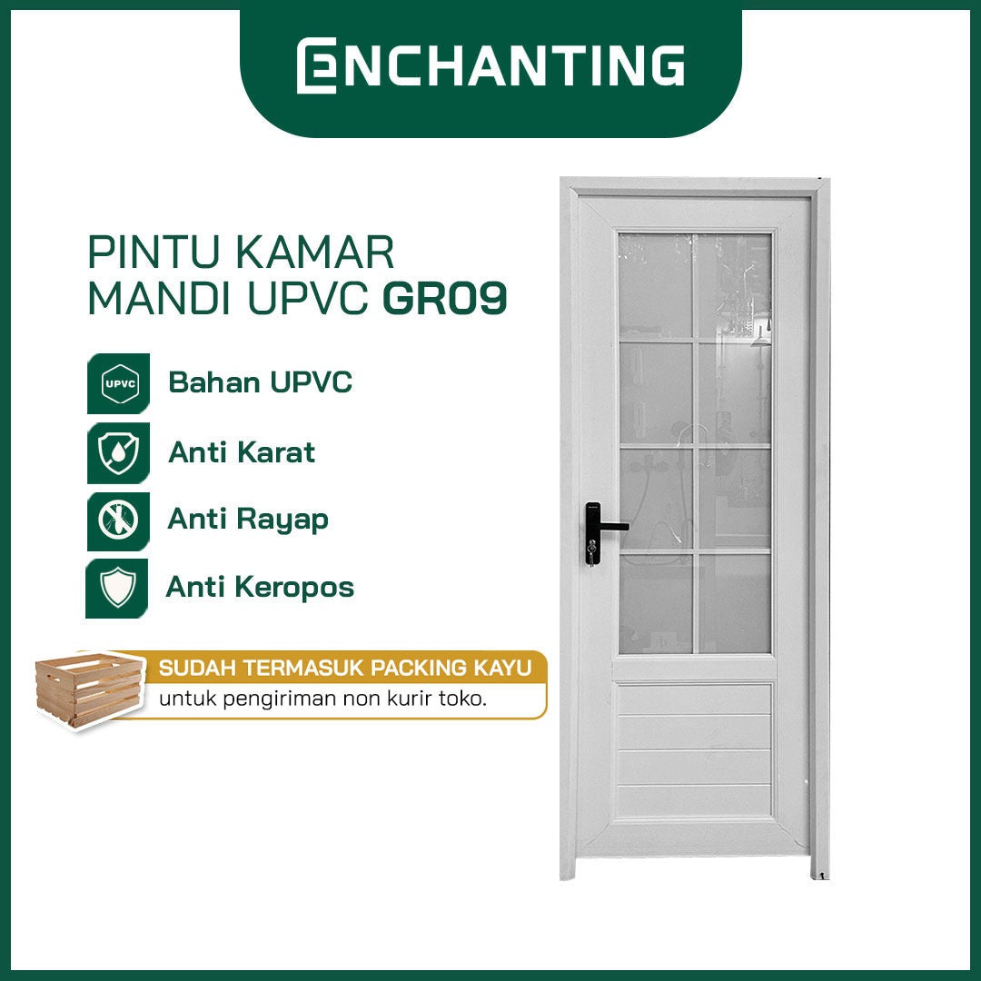 ENCHANTING Set Pintu Rumah UPVC Modern Minimalist Europe Enchanting GR Series