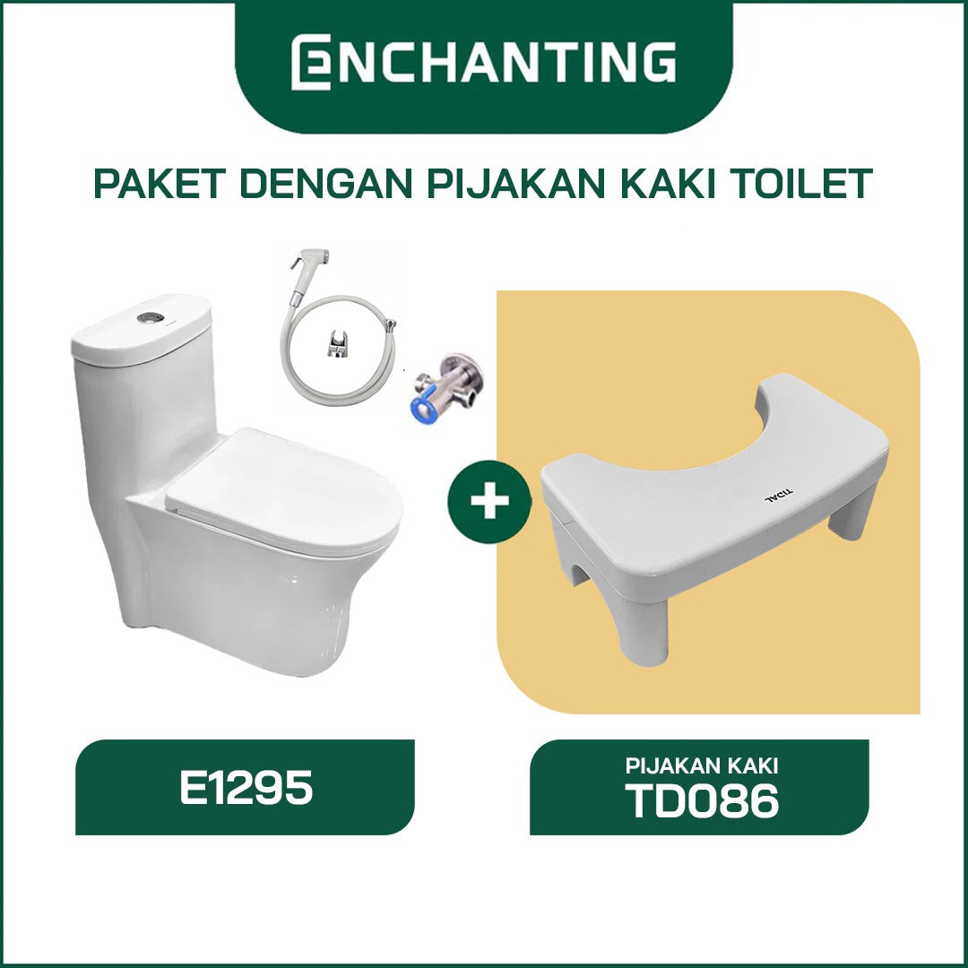 Toilet / Kloset Duduk Enchanting Siphonic Soft Close As 30 E1295