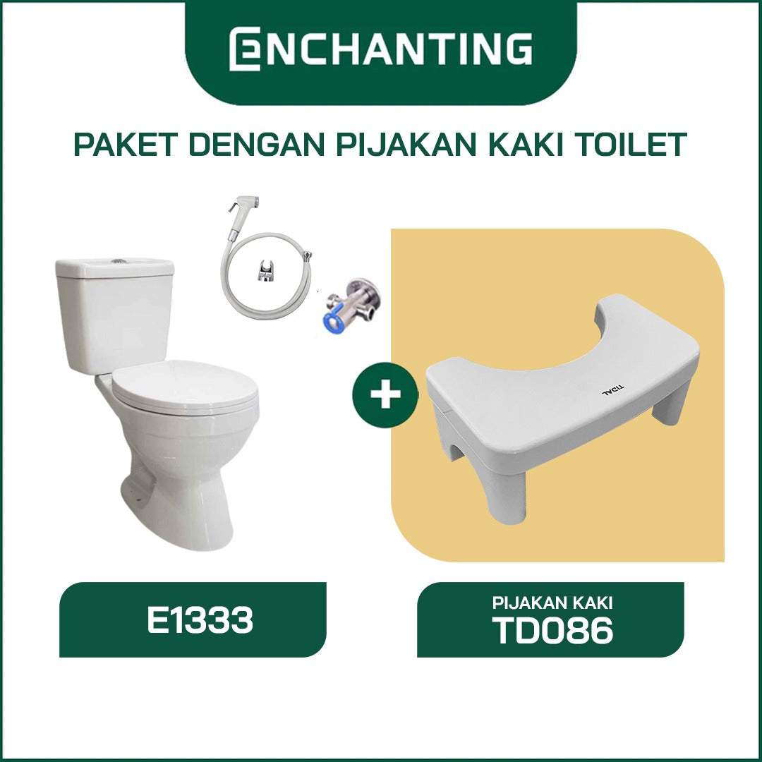 Toilet / Kloset Duduk Europe Enchanting E1333 Bergaransi