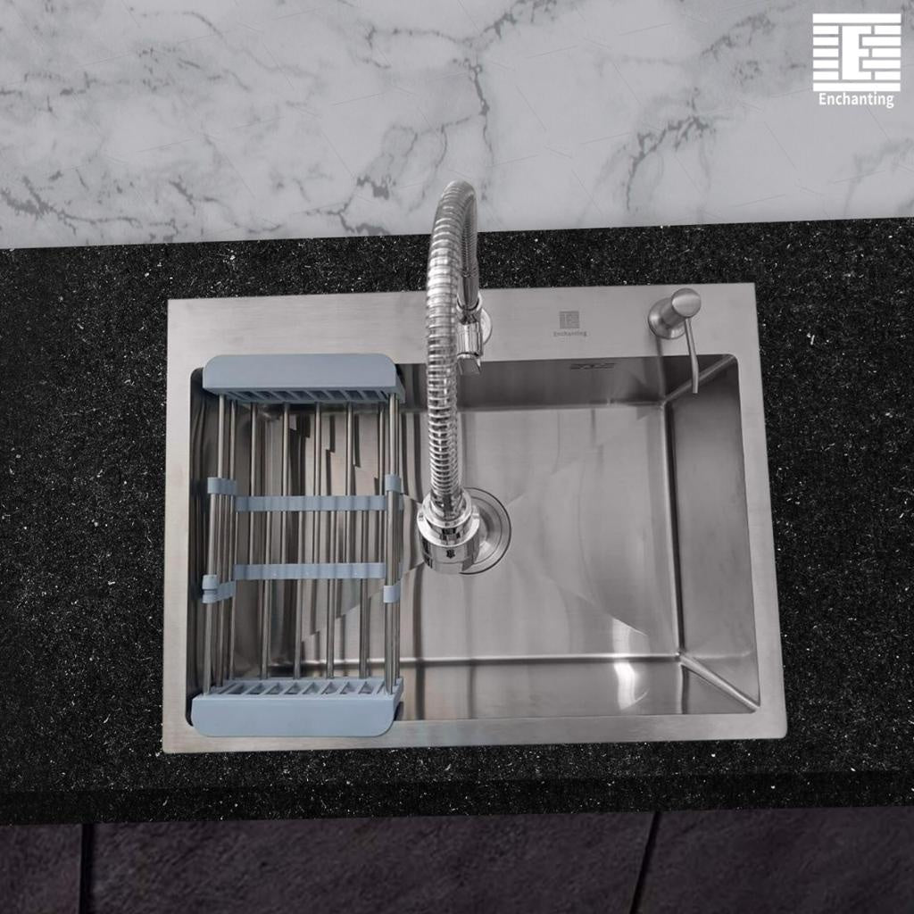 Set Kitchen Sink Bak Cuci Piring Stainless Steel Europe Enchanting E1079