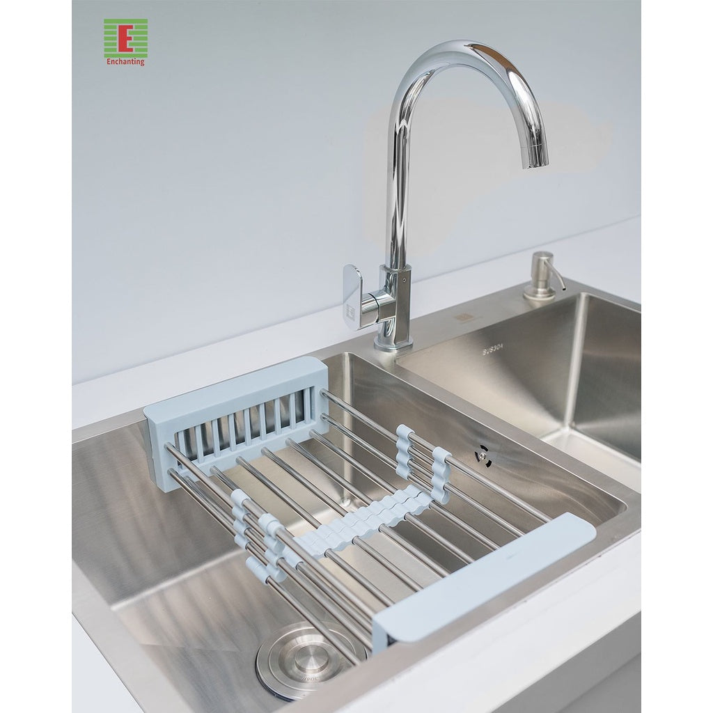 SET Kitchen Sink / Bak Cuci Piring Stainless Steel Europe Enchanting E1073