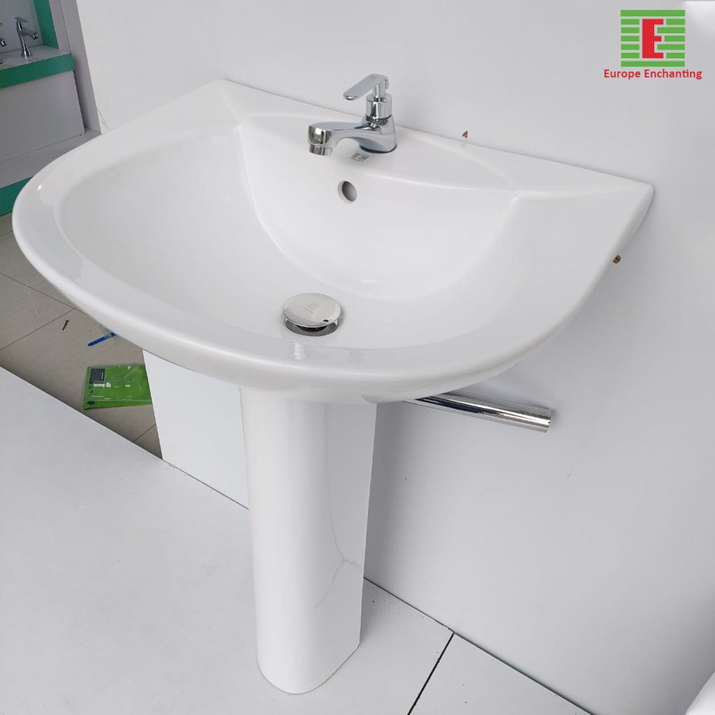 SET Wastafel Kamar Mandi Keramik Europe Enchanting E1341Set