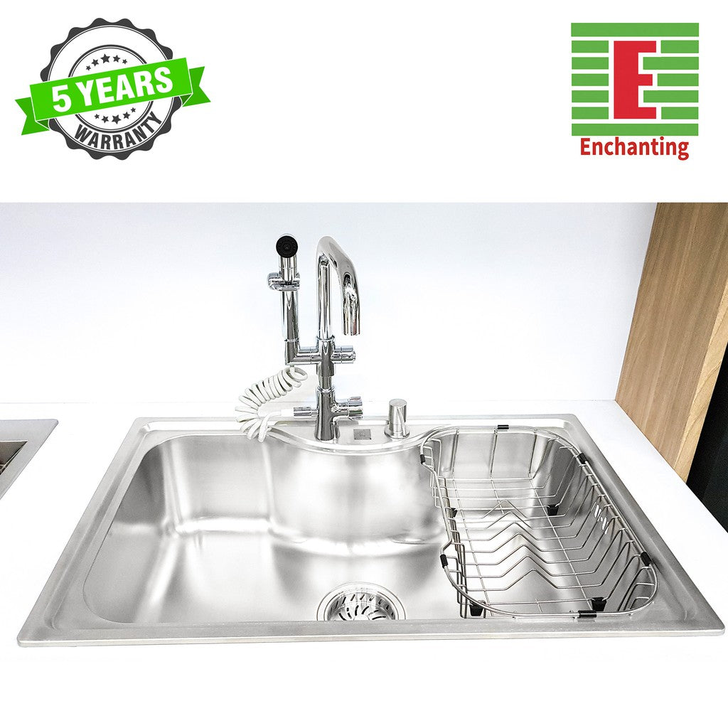 Enchanting Kitchen Sink Dapur Bak Cuci Piring E1031 Bergaransi
