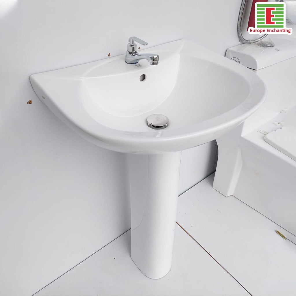 SET Wastafel Kamar Mandi Keramik Europe Enchanting E1341Set