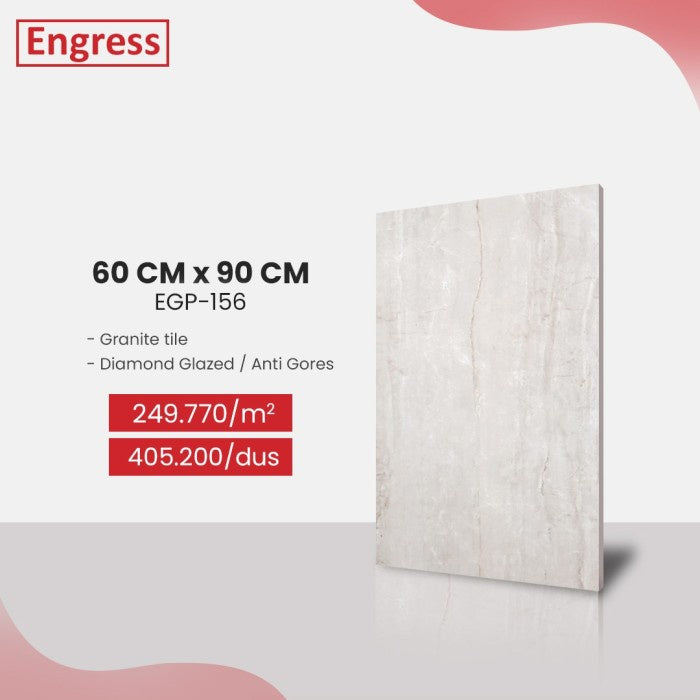 Granite Tile Grey Marble Engress Glazed Polish 60 x 90 Egp156