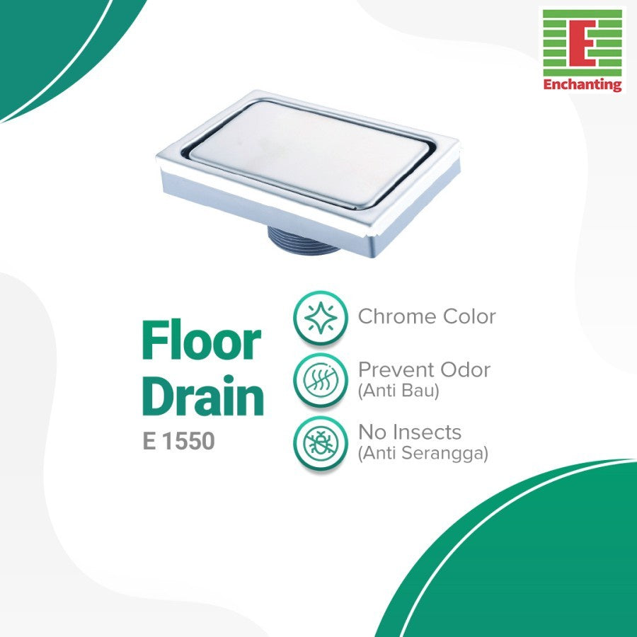 Floor Drain / Saringan Got Stainless Steel Europe Enchanting E1550