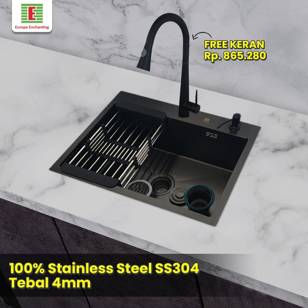 Kitchen Sink SET Dapur/ Bak Cuci Piring Europe Enchanting E1078 Set