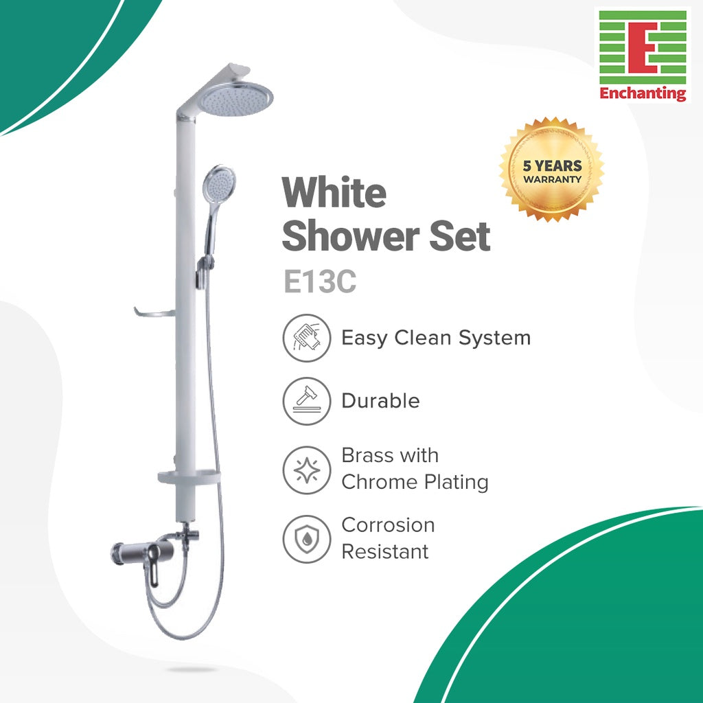 Shower Set Aluminium Alloy Europe Enchanting E13C Cold Only ( Shower Mandi )