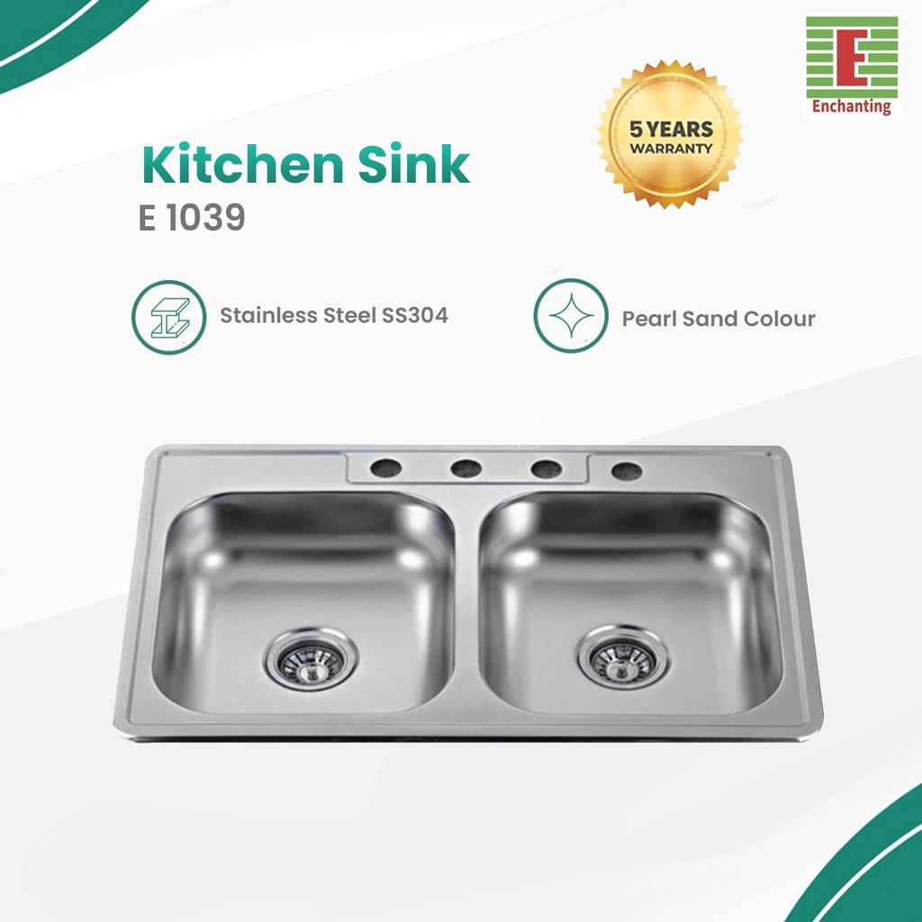 Kitchen Sink Dapur / Bak Cuci Piring Europe Enchanting E1039