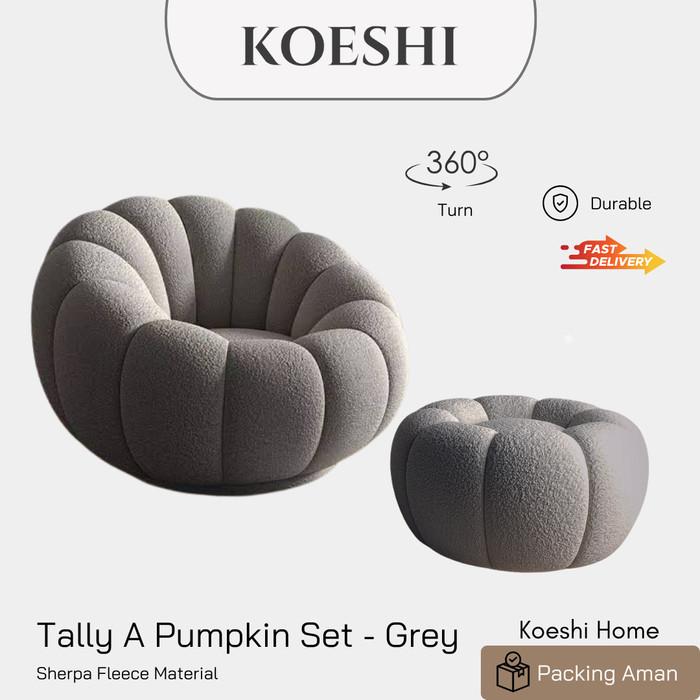 KOESHI Pumpkin Chair Sofa Kursi Nordic Tally A