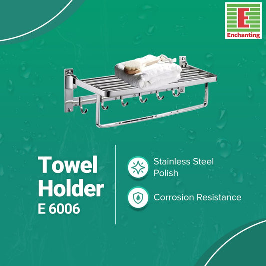 Rak Handuk / Towel Holder (Stainless Steel) Minimalist E6006