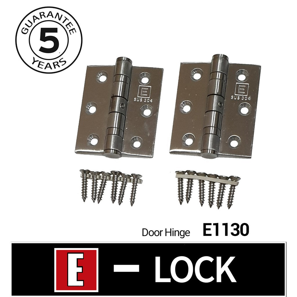Engsel Pintu Elock Europe Enchanting E1130 Stainless Steel 3 x 3 x 4 mm