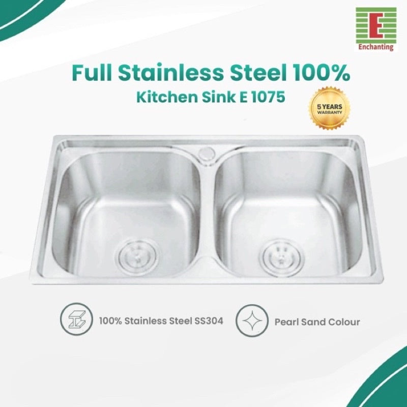 Kitchen Sink / Bak Cuci Piring Stainless Europe Enchanting E1075