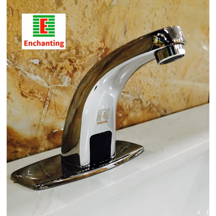 Kran Air Sensor Wastafel Chrome Cold Europe Enchanting E912 Bergaransi