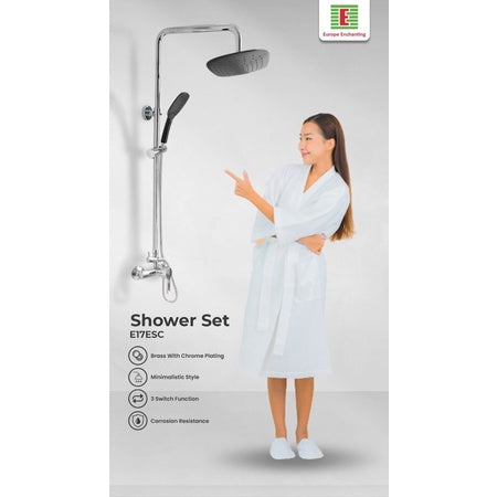 SET Kran Shower Mandi Europe Enchanting E17