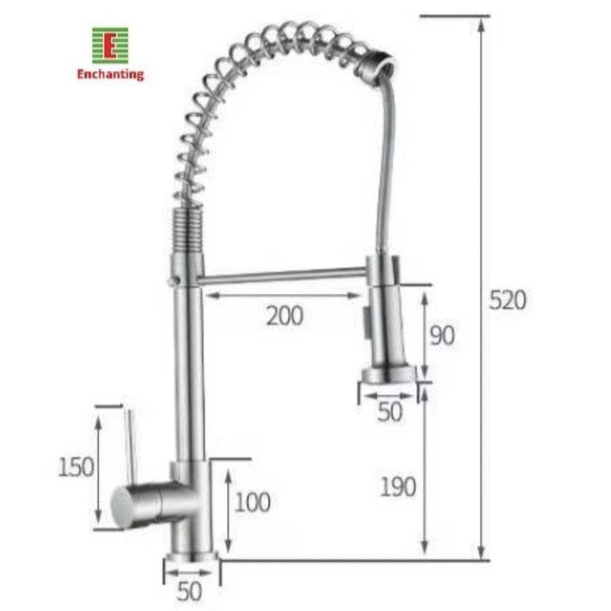 Enchanting Keran Air Kitchen Sink Faucet E866