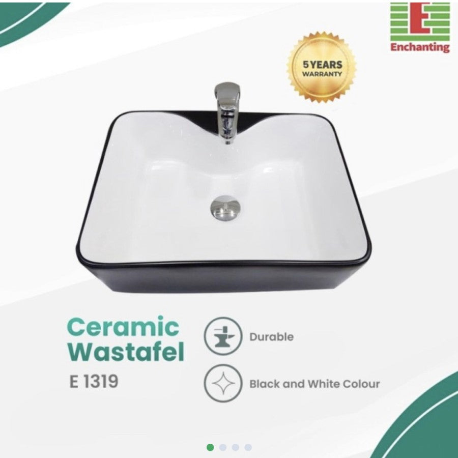 Wastafel SET Keramik Europe Enchanting E1319SET White
