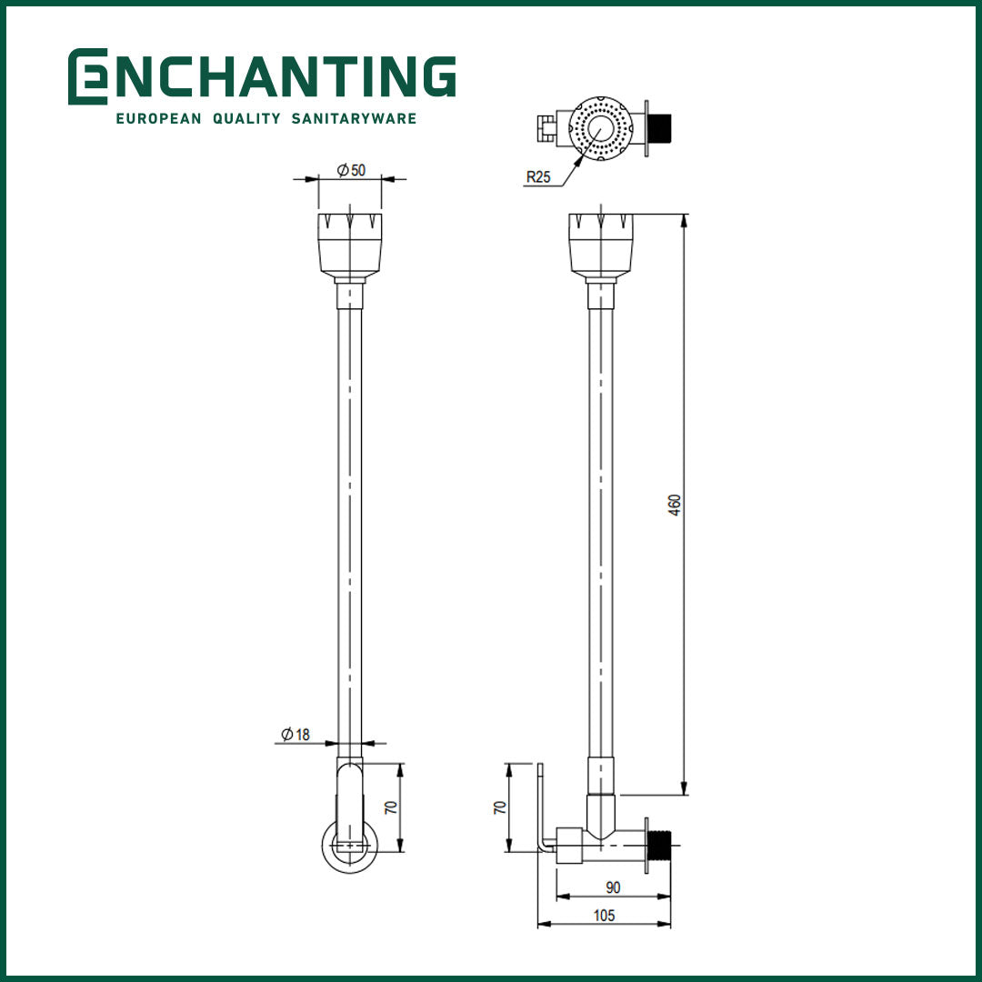 Kran Angsa Wastafel / Kitchen Chrome Cold Europe Enchanting E1530