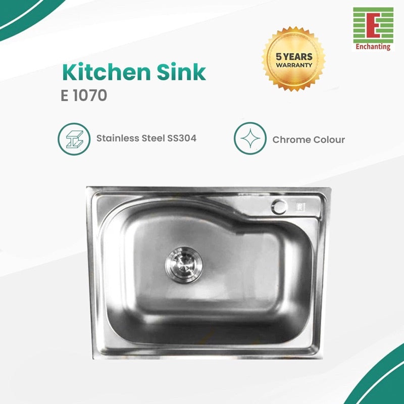 Kitchen Sink Dapur/ Bak Cuci Piring Europe Enchanting E1070