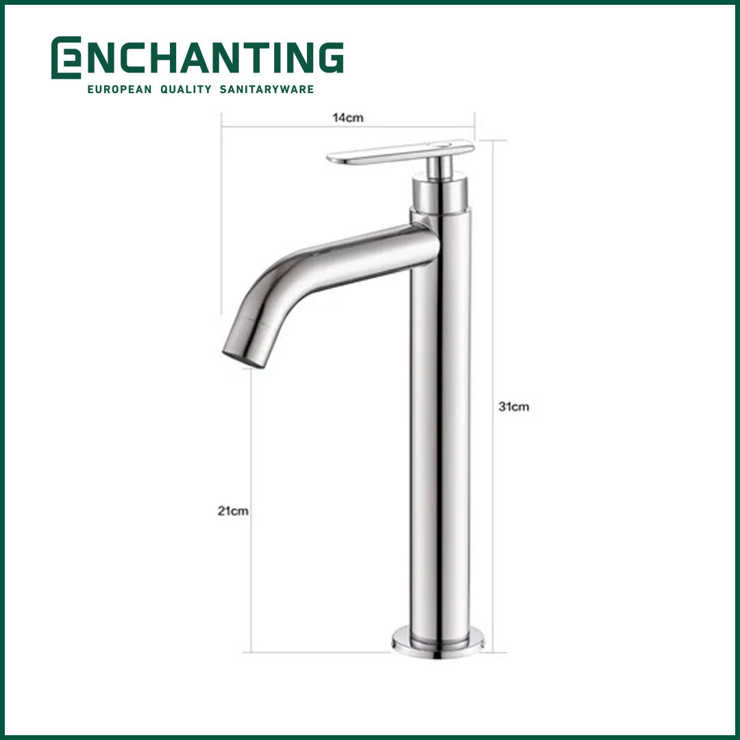 Kran Wastafel / Kitchen Chrome Cold Europe Enchanting E709