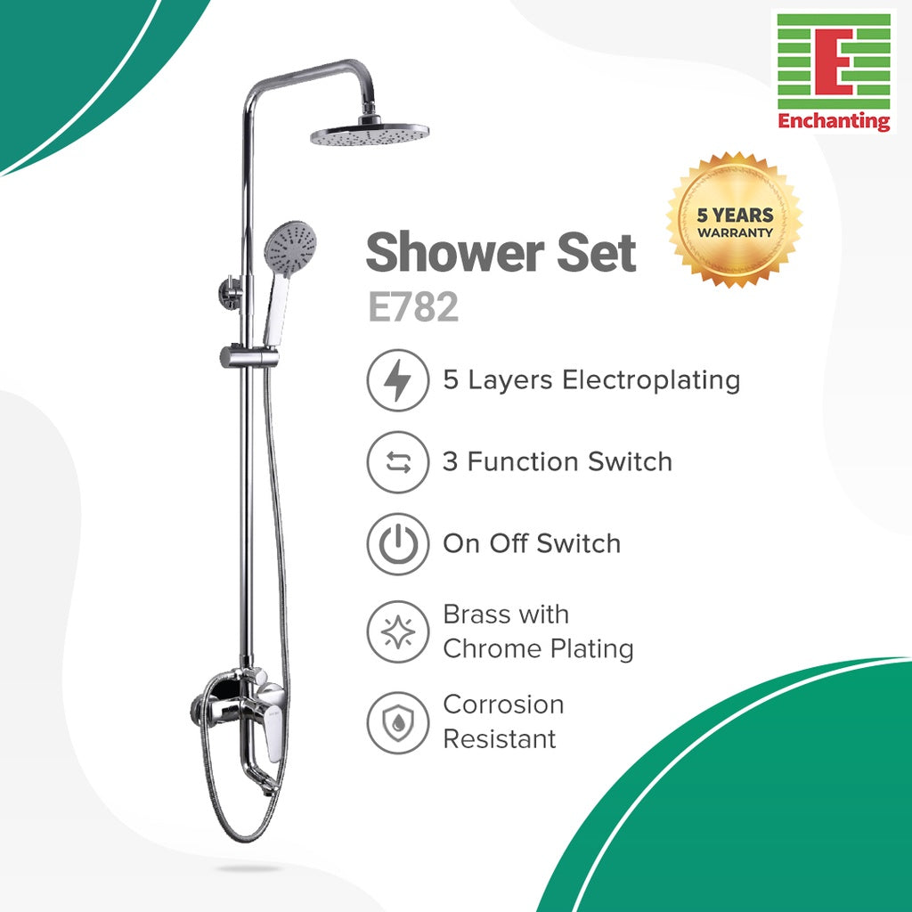 Enchanting Shower Set Mandi E782 Bergaransi