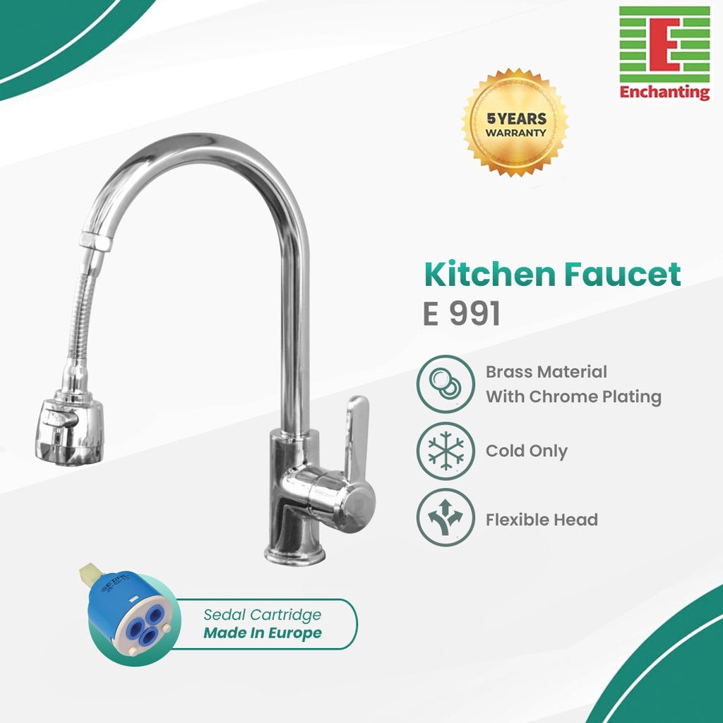 Kran Cuci Piring Flexible Europe Enchanting E991