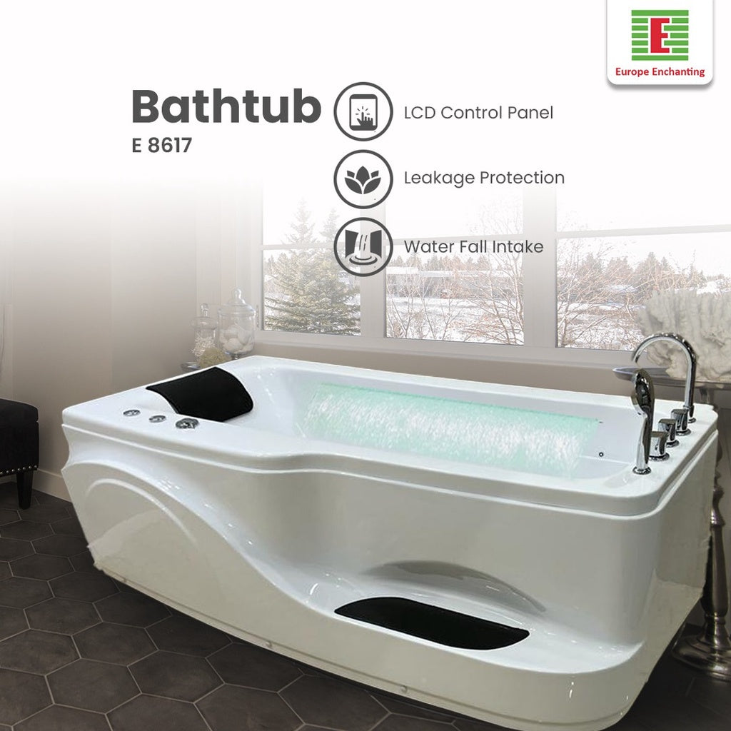 Aesthetic Bathtub Kamar Mandi Europe Enchanting E8617