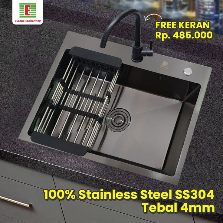 Kitchen Sink SET Dapur/ Bak Cuci Piring Europe Enchanting E1078 Set