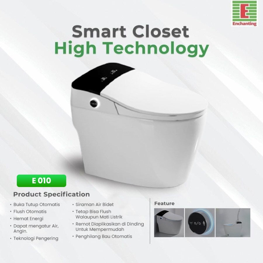 Smart Toilet Europe Enchanting E010 Automatic