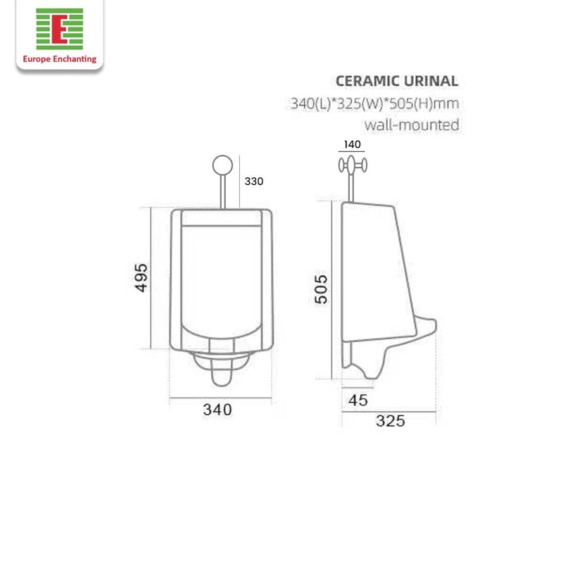 Enchanting Urinal Toilet E1322