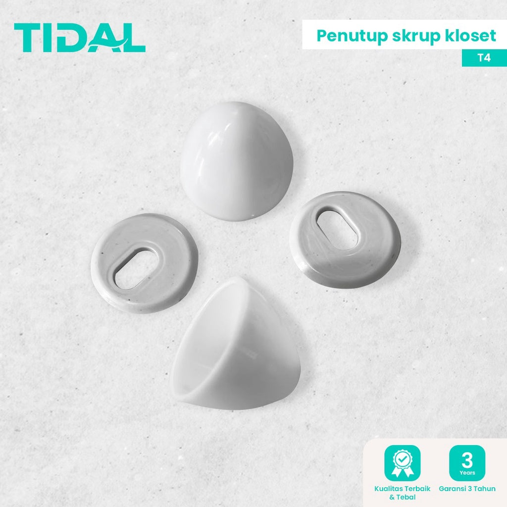 Dop Penutup Skrup/Sekrup Baut Toilet/Kloset Duduk Tidal T4