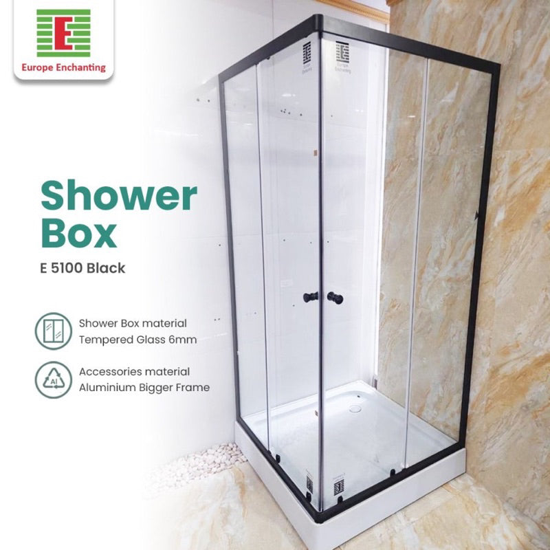 SET Shower Box Kamar Mandi Europe Enchanting E5100