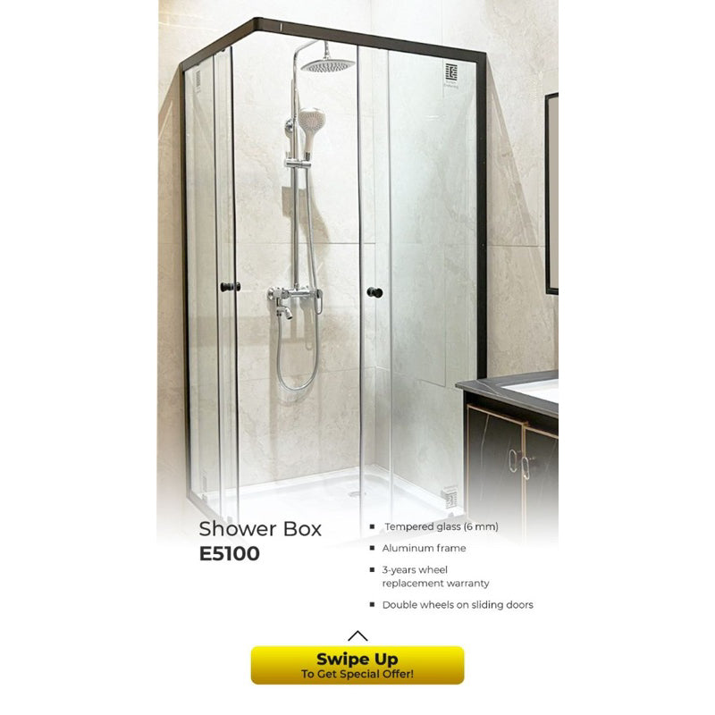 SET Shower Box Kamar Mandi Europe Enchanting E5100