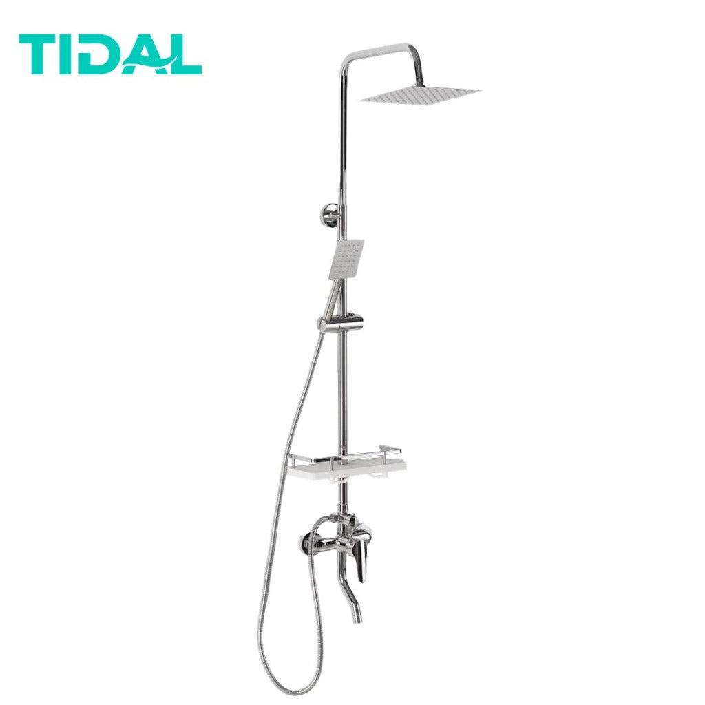 Paket Shower Tiang Set Mandi Lengkap Tidal TD126 Modern Minimalis