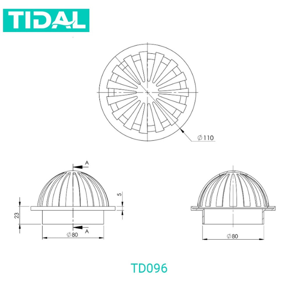 Roof /Floor Drain Saringan Got Talang Hujan Anti Karat TD096