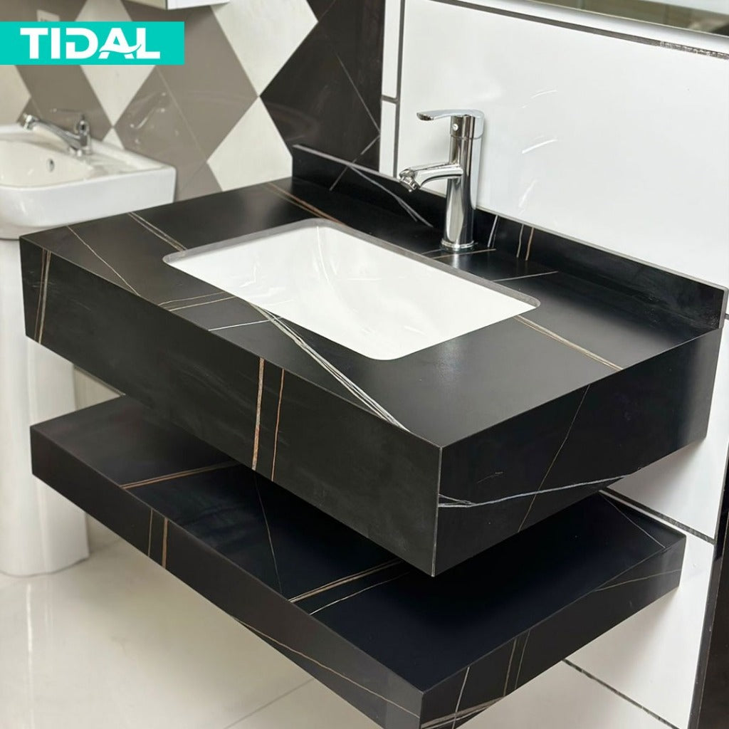 Wastafel Kabinet Minimalis Cermin Kamar Mandi Tidal TD6050