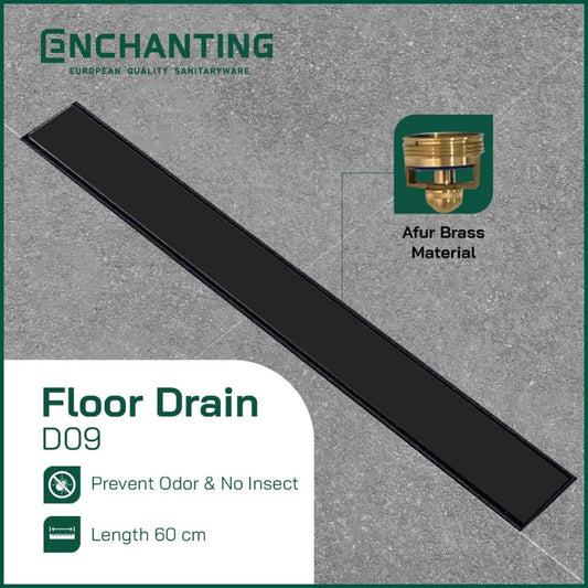 Smart Long Floor Drain Saringan Got Europe Enchanting D09 Panjang 60cm