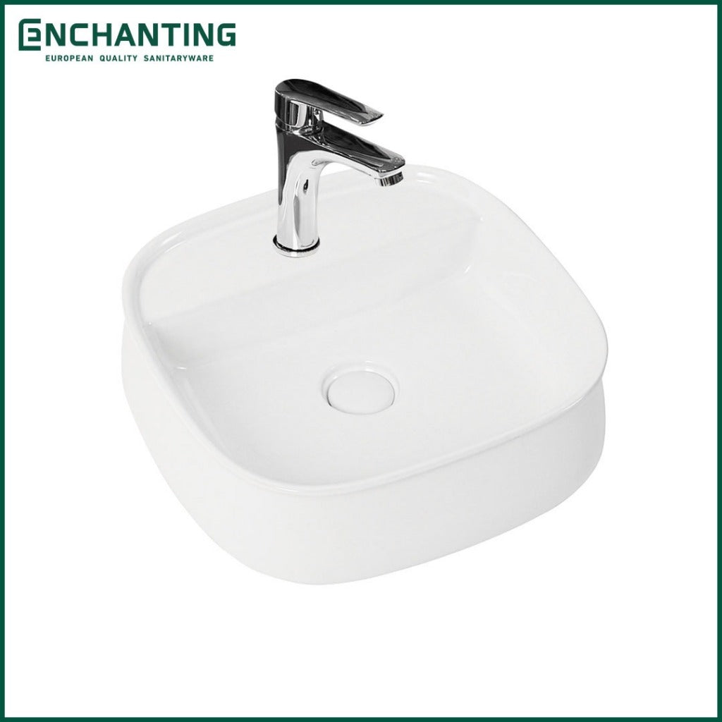 Wastafel Meja Cuci Tangan Keramik Europe Enchanting E1560