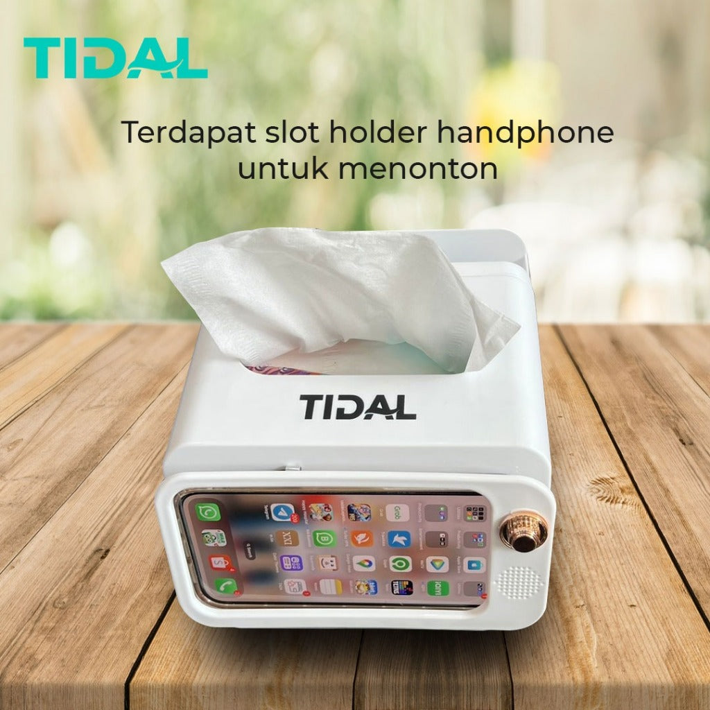 Tempat Penyimpanan Tissue Lucu Model TV Retro Tidal TD036 Paper Holder