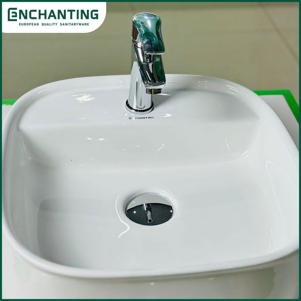 Wastafel Meja Cuci Tangan Keramik Europe Enchanting E1560