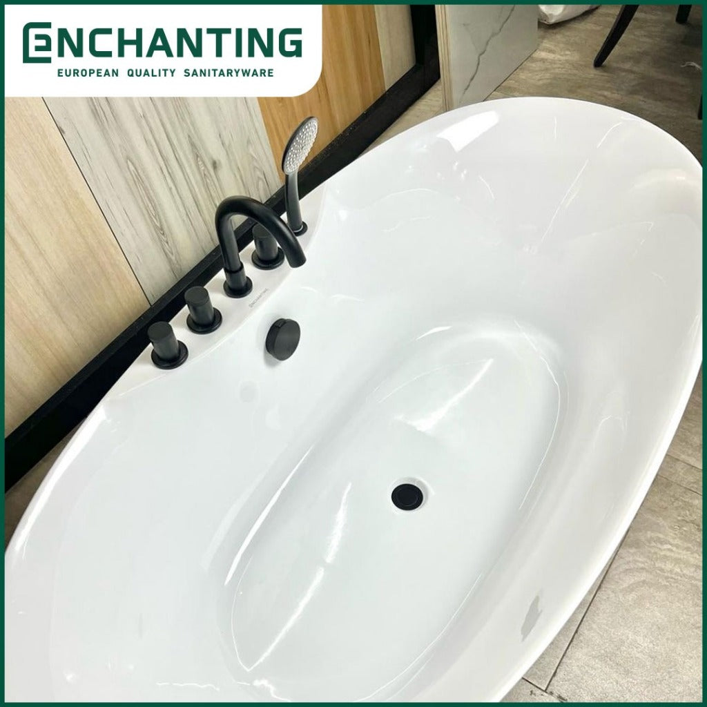 ENCHANTING Bathtub Free Standing Kamar Mandi BathTub Acrylic E8620