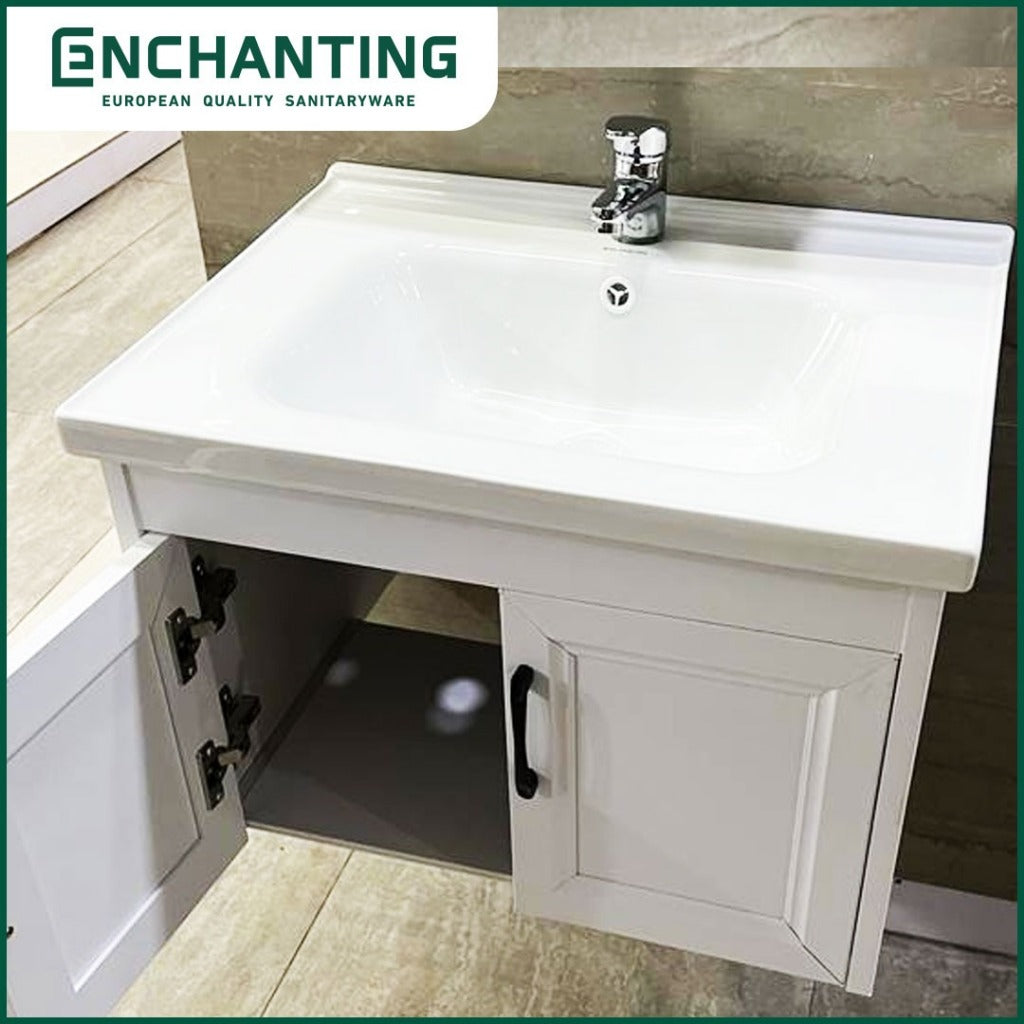 Enchanting Wastafel Cabinet Cermin Set Lemari Wastafel Enchanting 6078B