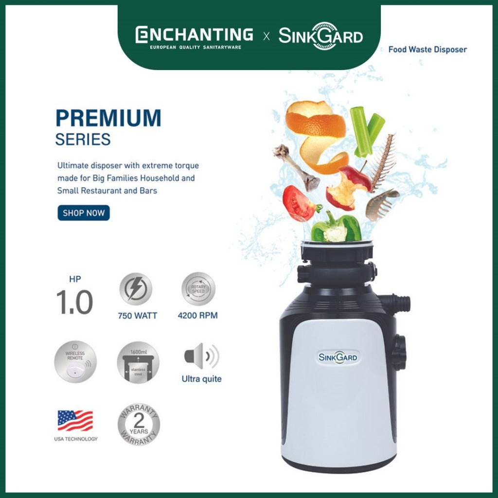 (Exclusive Shopee Collaboration) Enchanting Kitchen SInk Bundle with Food waste Disposer Sinkgard