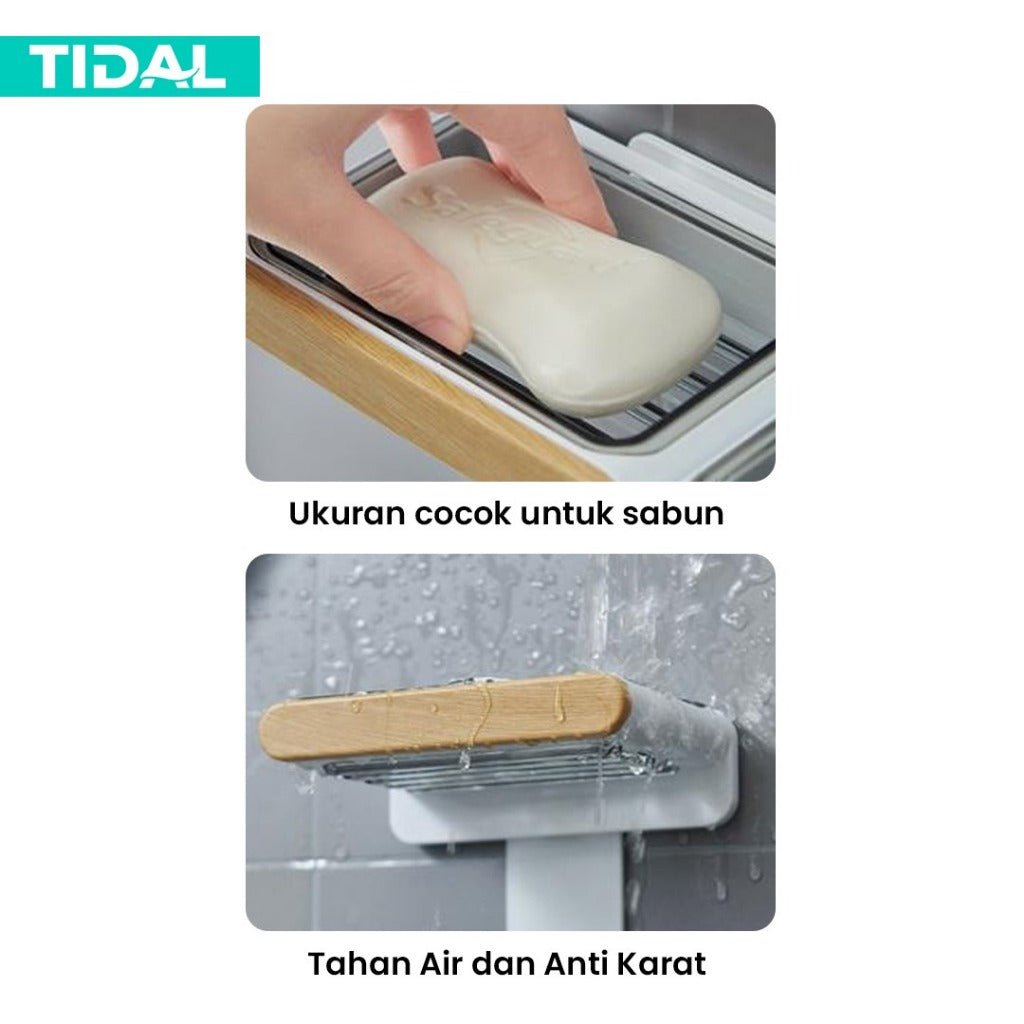 TIDAL Soap Holder Tempat Sabun Kamar Mandi ABS TD150