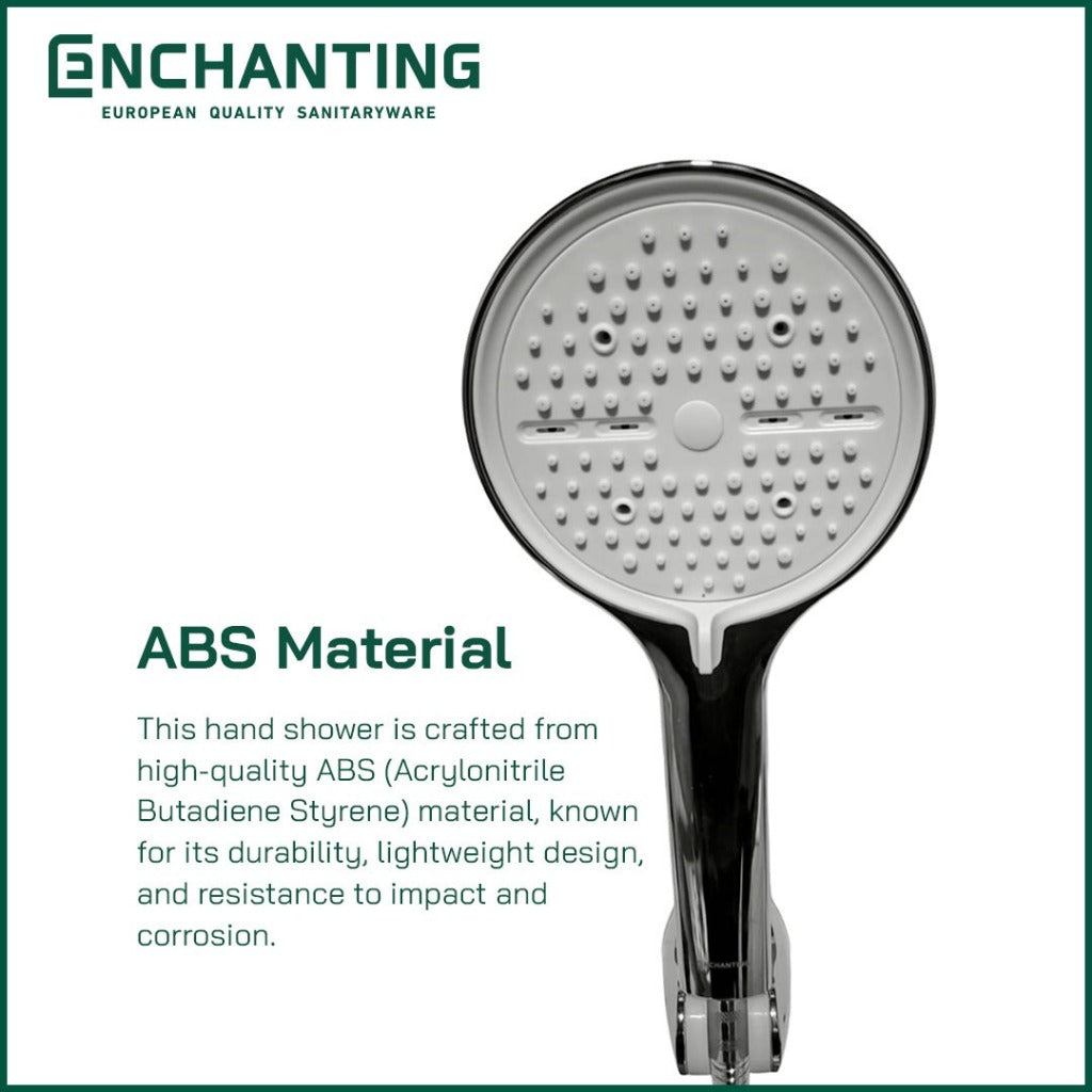 ENCHANTING Hand Shower Kamar Mandi Kepala Shower 6 Mode Air Material ABS E220